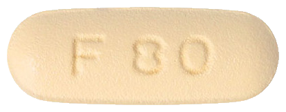 페북틴정80mg 제품 사진