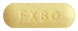 펙소스타정80mg 제품 사진