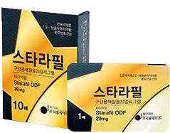 스타라필구강용해필름20mg 제품 사진