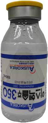 아스헥솔주350_(75.5g/100mL) 제품 사진