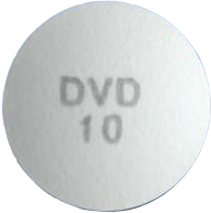 다비듀오정10/10mg 제품 사진