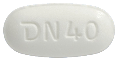 테르탄정40mg 제품 사진