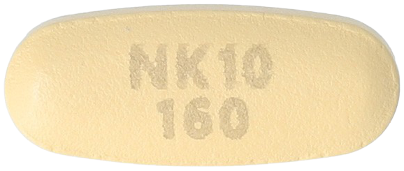 엑스로탄정10/160mg 제품 사진