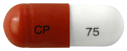 프렙시캡슐75mg 제품 사진