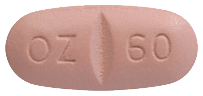 옥사제핀정600mg 제품 사진