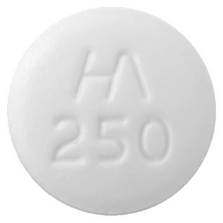 글루코다운정250mg 제품 사진