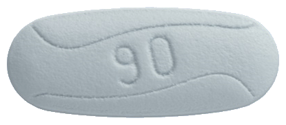 엑스자이드필름코팅정90mg 제품 사진