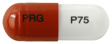 프레캅캡슐75mg 제품 사진
