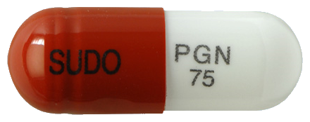 프레뉴캡슐75mg 제품 사진
