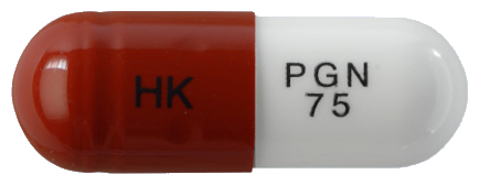 프로킨캡슐75mg 제품 사진