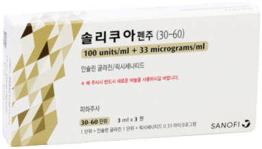 솔리쿠아펜주(30-60)_(3mL) 제품 사진
