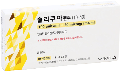 솔리쿠아펜주(10-40)_(3mL) 제품 사진