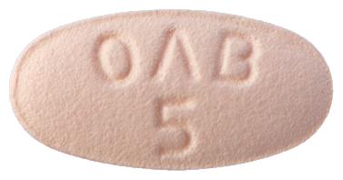 오아비정5mg 제품 사진