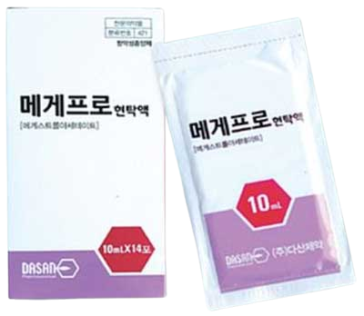 메게프로현탁액_(0.4g/10mL) 제품 사진