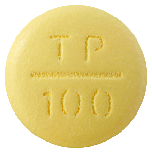 토피스정100mg 제품 사진