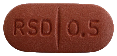 리스돈정0.5mg 제품 사진