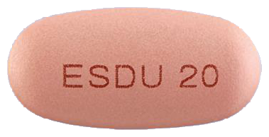 에소듀오정20/800mg 제품 사진