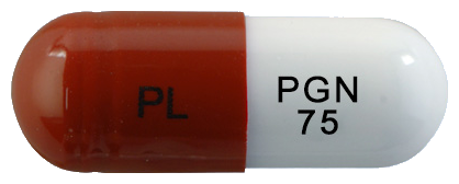 리리프캡슐75mg 제품 사진