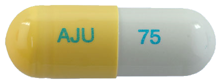 아나플루캡슐75mg 제품 사진