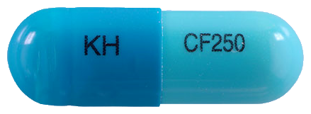 셀파클러캡슐250mg 제품 사진