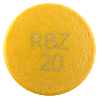 라바졸정20mg 제품 사진