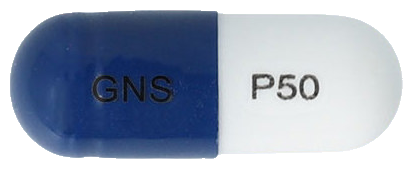 프레필캡슐50mg 제품 사진