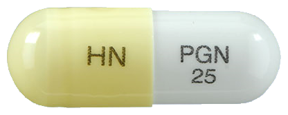 프가틴캡슐25mg 제품 사진