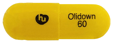 올리다운캡슐60mg 제품 사진