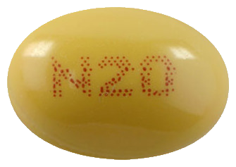 나벨빈연질캡슐20mg 제품 사진