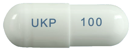 유니펜틴캡슐100mg 제품 사진