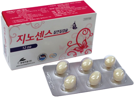 지노센스질연질캡슐 제품 사진