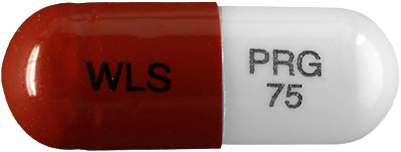 뉴로발린캡슐75mg 제품 사진