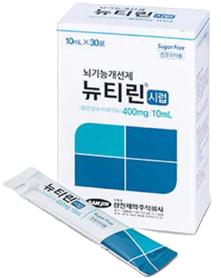 뉴티린시럽_(0.4g/10mL) 제품 사진
