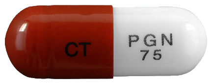 씨트리카캡슐75mg 제품 사진