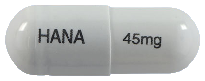 하나플루캡슐45mg 제품 사진