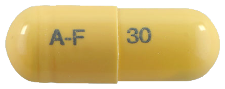 에이플루캡슐30mg 제품 사진