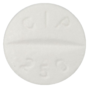 씨프로바이정250mg 제품 사진