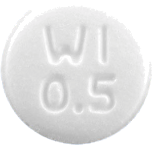 라사핀정0.5mg 제품 사진