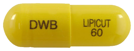 리피컷캡슐60mg 제품 사진