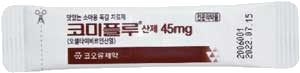 코미플루산제45mg_(59.1mg/1.1712g) 제품 사진