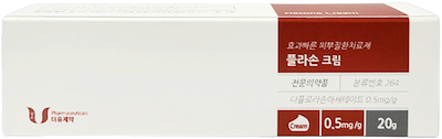 플라손크림_(12.5mg/25g) 제품 사진