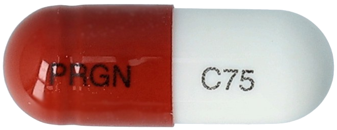 프가린캡슐75mg 제품 사진