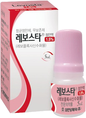 레보스타점안액1.5%_(75mg/5mL) 제품 사진