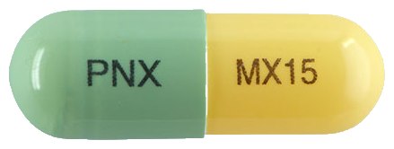 모릭스캡슐15mg 제품 사진