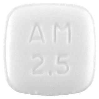 아모디핀정2.5mg 제품 사진