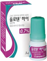 올로텐하이0.7%점안액_(23.28mg/3mL) 제품 사진