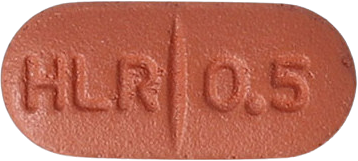 리스달정0.5mg 제품 사진