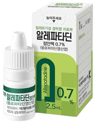 알레파타딘점안액0.7%_(19.4mg/2.5mL) 제품 사진
