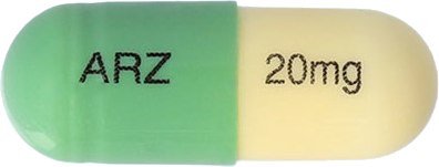 아로작캡슐20mg 제품 사진