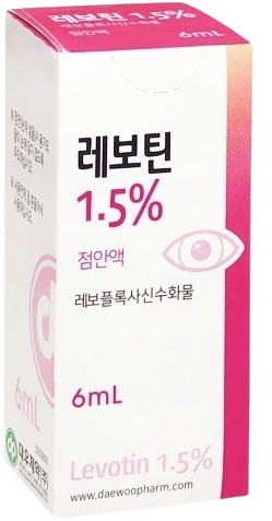 레보틴점안액1.5%_(90mg/6mL) 제품 사진